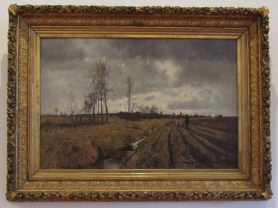 Road to Niedergrunstedt, Paul Baum, 1886, Exhibited in the Schlossmuseum in Weimar by Michael Sander Sander